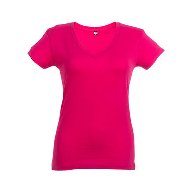 ATHENS WOMEN. Женская футболка, цвет фуксия  размер L - 30118-102-L- Фото №1