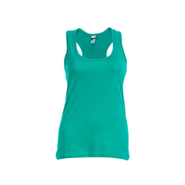 TIRANA. Женская футболка безрукавка, цвет бирюзовый  размер S - 30120-169-S- Фото №1