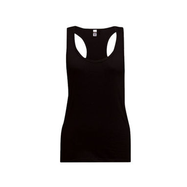 TIRANA. Женская футболка безрукавка, цвет черный  размер L - 30120-103-L- Фото №1