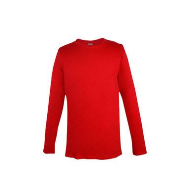 BUCHAREST. Мужская футболка с длинным рукавом, цвет красный  размер L - 30124-105-L- Фото №1