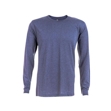 THC BUCHAREST. Чоловіча футболка з довгими рукавами, колір матовий синій  розмір L - 30124-194-L- Фото №1