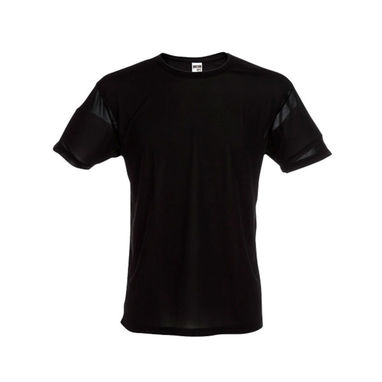THC NICOSIA. Чоловіча спортивна футболка, колір чорний  розмір L - 30127-103-L- Фото №1