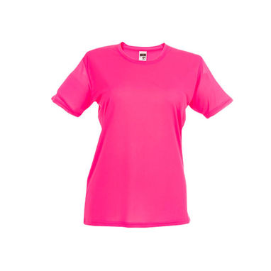 NICOSIA WOMEN. Женская техническая футболка, цвет розовый неоновый  размер S - 30128-162-S- Фото №1