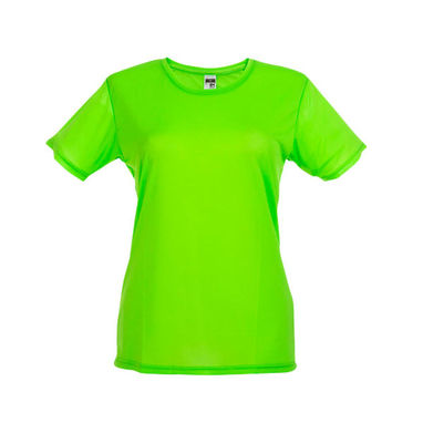 NICOSIA WOMEN. Женская техническая футболка, цвет зеленый неоновый  размер L - 30128-179-L- Фото №1