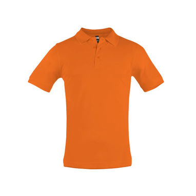 ADAM. Мужское поло, цвет оранжевый  размер S - 30131-128-S- Фото №1