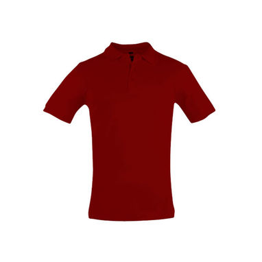 THC ADAM. Чоловіче поло, колір бордовий  розмір XL - 30131-115-XL- Фото №1