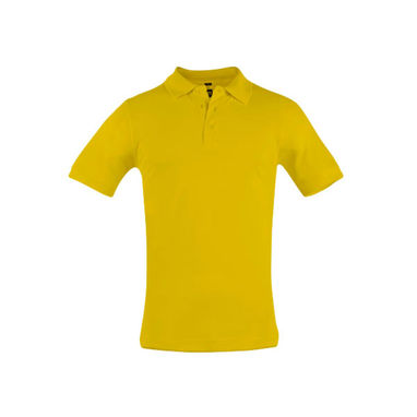 THC ADAM. Чоловіче поло, колір жовтий  розмір XL - 30131-108-XL- Фото №1