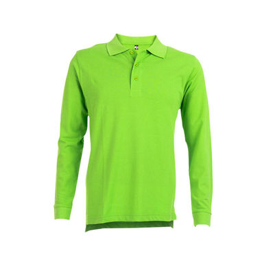 THC BERN. Men's long sleeve polo shirt, колір світло-коричневий  розмір 3XL - 30143-111-3XL- Фото №1