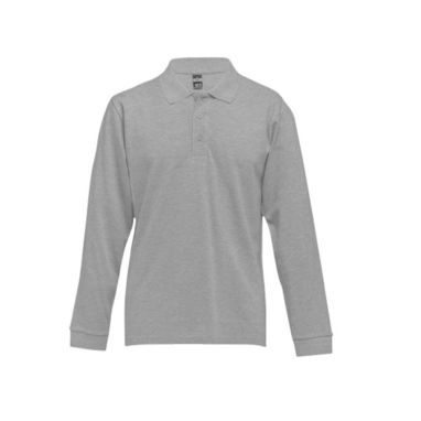 THC BERN. Men's long sleeve polo shirt, колір світло-зелений  розмір 3XL - 30143-119-3XL- Фото №1