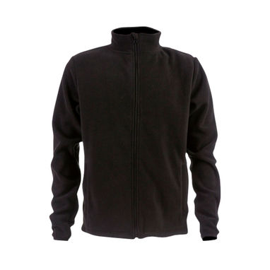 HELSINKI. Мужская флисовая куртка с молнией, цвет черный  размер L - 30164-103-L- Фото №1