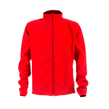 THC HELSINKI. Чоловіча флісова куртка з блискавкою, колір червоний  розмір L - 30164-105-L- Фото №1