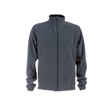 THC HELSINKI. Чоловіча флісова куртка з блискавкою, колір сірий  розмір XXL - 30164-113-XXL- Фото №1