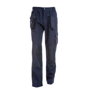 THC WARSAW. Чоловічі робочі штани, колір темно-синій  розмір L - 30178-134-L- Фото №1
