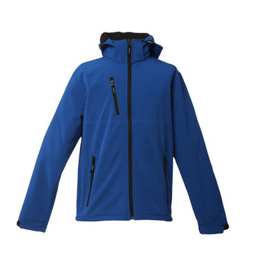 THC ZAGREB. Чоловіча куртка softshell зі знімним капюшоном, колір королівський синій  розмір L - 30180-114-L- Фото №1
