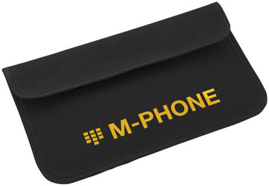 Чохол-блокиратор для телефона RFID, цвет сплошной черный - 13427900- Фото №2