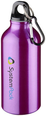 Пляшка для пиття Oregon з карабіном, колір пурпурний - 10000211- Фото №2