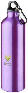 Пляшка Pacific з карабіном, колір пурпурний - 10029708- Фото №2
