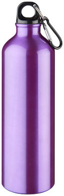 Пляшка Pacific з карабіном, колір пурпурний - 10029708- Фото №3