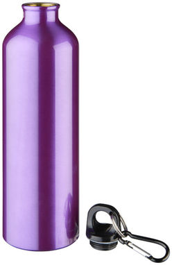 Пляшка Pacific з карабіном, колір пурпурний - 10029708- Фото №4