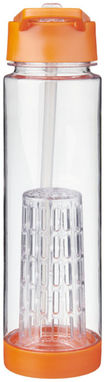 Пляшка з ситечком Tutti frutti, колір білий прозорий, оранжевий - 10031406- Фото №4