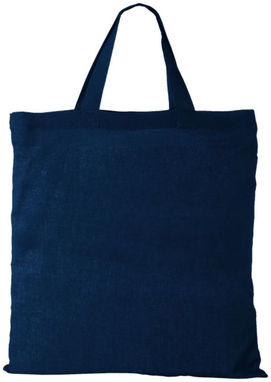 Бавовняна сумка Virginia, колір темно-синій - 12011006- Фото №2