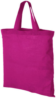 Бавовняна сумка Virginia, колір рожевий - 12011007- Фото №1