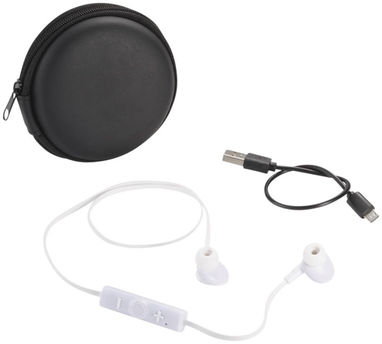Навушники Sonic з Bluetooth в переносному футлярі, колір білий - 12394201- Фото №1