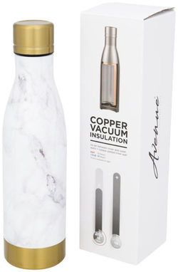 Пляшка Vasa, колір білий, золотистий - 10051400- Фото №1