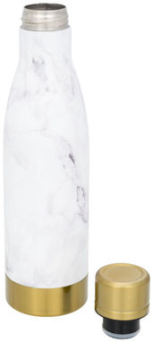 Пляшка Vasa, колір білий, золотистий - 10051400- Фото №4