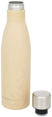 Деревянная вакуумная изолированная бутылка Vasa, цвет коричневый - 10051500- Фото №4