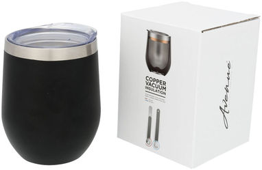 Кубок з вакуумною ізоляцією Corzo Copper, колір суцільний чорний - 10051600- Фото №1