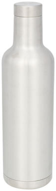 Медная вакуумная изолированная бутылка Pinto, цвет серебряный - 10051701- Фото №4