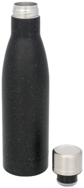 Плямиста мідна вакуумна пляшка Vasa, колір суцільний чорний - 10051800- Фото №4