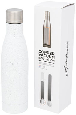 Пятнистая медная вакуумная бутылка Vasa, цвет белый - 10051801- Фото №1