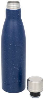 Пятнистая медная вакуумная бутылка Vasa, цвет синий - 10051802- Фото №4