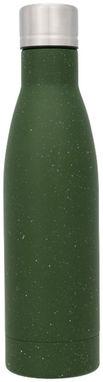 Пятнистая медная вакуумная бутылка Vasa, цвет зеленый - 10051803- Фото №3