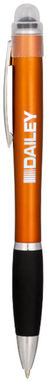 Світлодіодна ручка Nash з кольоровим елементом, колір оранжевий - 10714803- Фото №2