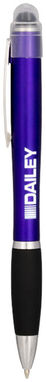 Світлодіодна ручка Nash з кольоровим елементом, колір пурпурний - 10714806- Фото №2