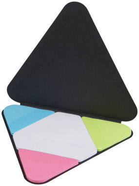 Треугольные стикеры, цвет сплошной черный - 10714900- Фото №4