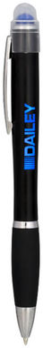 Шариковая ручка Nash с фломастером, цвет ярко-синий - 10723800- Фото №2