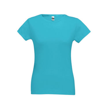 SOFIA Женская футболка, цвет водный-голубой  размер S - 30106-144-S- Фото №1