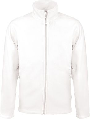 Куртка флісова , колір білий  розмір L - AP4775-01_L- Фото №1