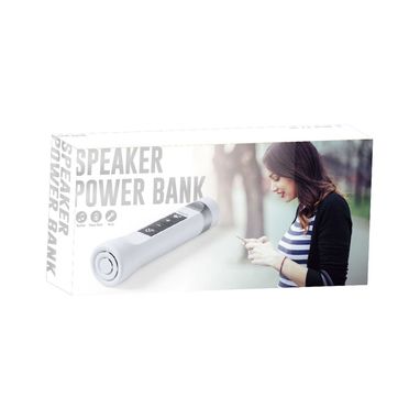  Динамік Bluetooth з Power bank Viseron, колір білий - AP781597-01- Фото №4