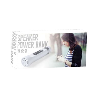 Динамик Bluetooth с Power bank Viseron, цвет белый - AP781597-01- Фото №4