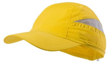 Бейсболка с логотипом Laimbur, цвет желтый - AP781700-02- Фото №1
