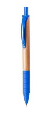 Ручка кулькова Heldon з бамбука, колір синій - AP781719-06- Фото №3