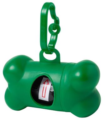Холдер з пакетиками для вигулу собак, колір зелений - AP781753-07- Фото №1