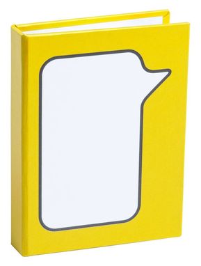 Эко блокнот со стиками, цвет желтый - AP781777-02- Фото №1