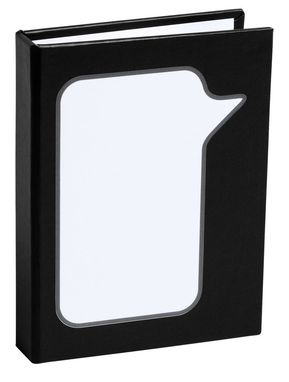 Еко блокнот зі стиками, колір чорний - AP781777-10- Фото №1