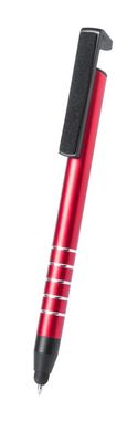 Ручка-стилус кулькова Idris, колір червоний - AP781891-05- Фото №2